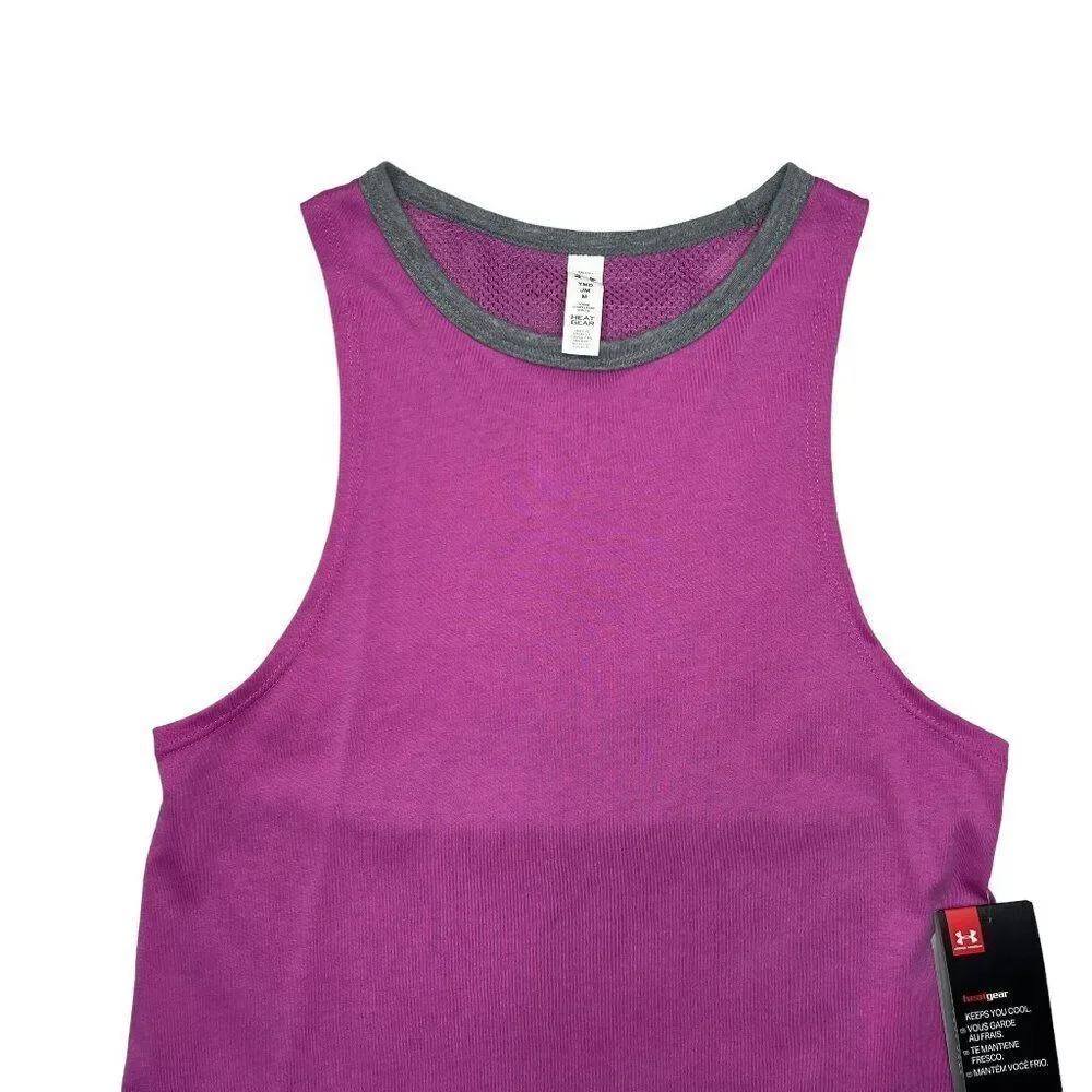 Under Armour Tank Top Girls‎ Medium Loose HeatGear Athletic